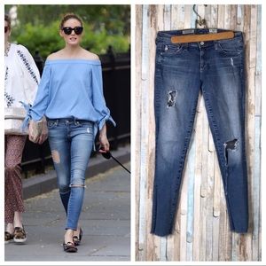 AG Jeans 27 The Legging Skinny 18‎ Years Destroyed